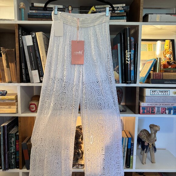 lace flared boho pants - Picture 5 of 5